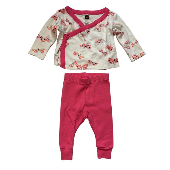 Tea Collection 100% Cotton Butterfly Wrap Set NB - Picture 1 of 4